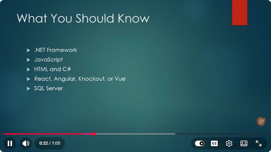Screenshot from the tutorial