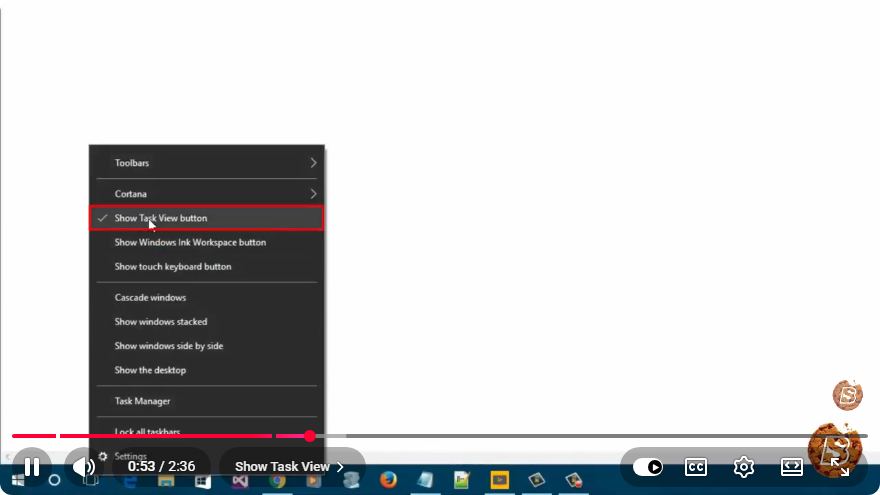 Screenshot from the tutorial