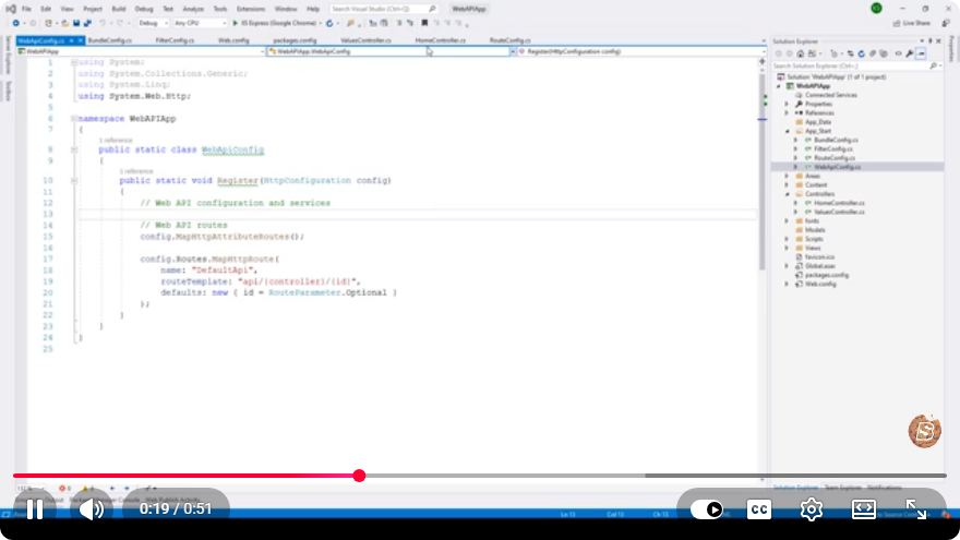 Screenshot from the tutorial