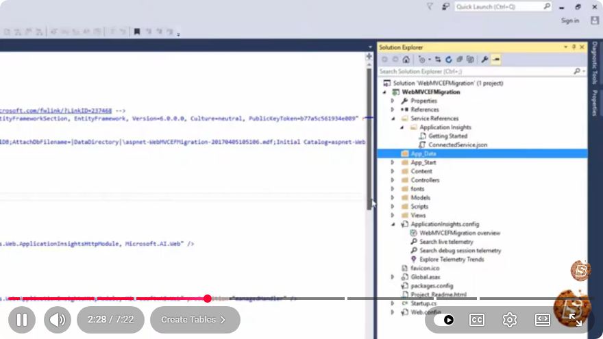 Screenshot from the tutorial