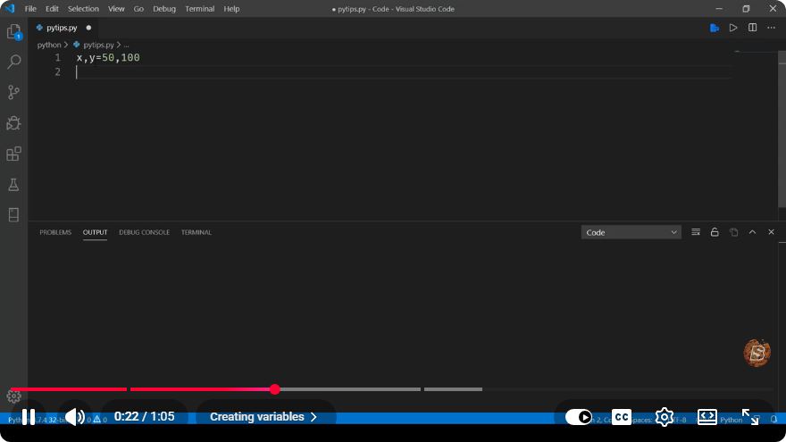 Screenshot from the tutorial