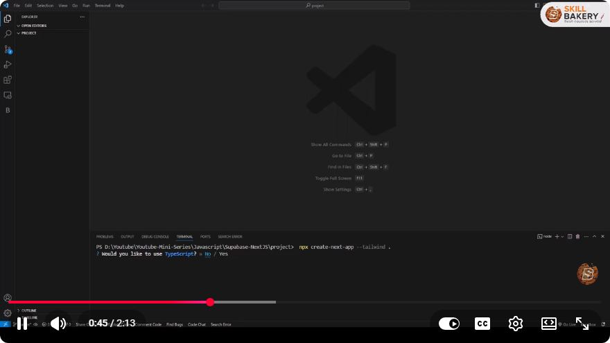 Screenshot from the tutorial