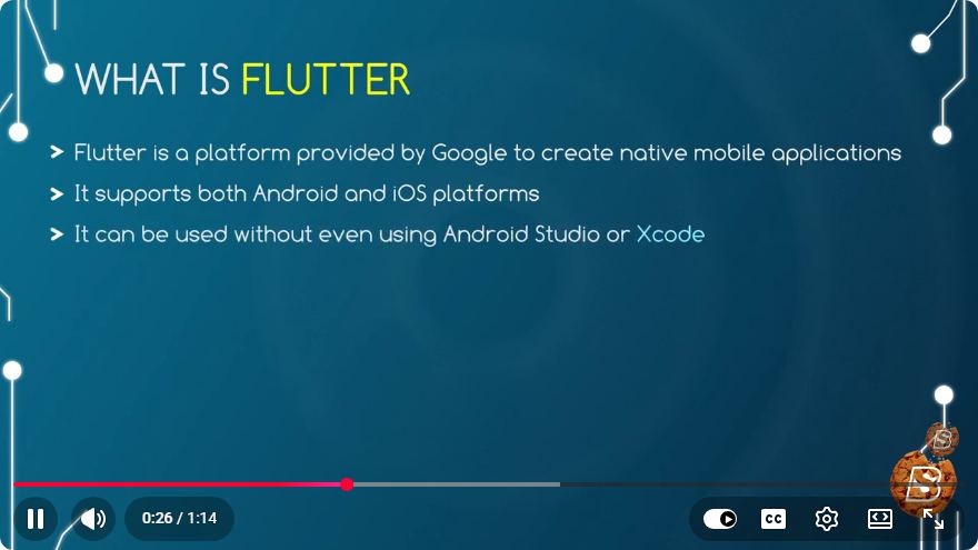 Screenshot from the tutorial
