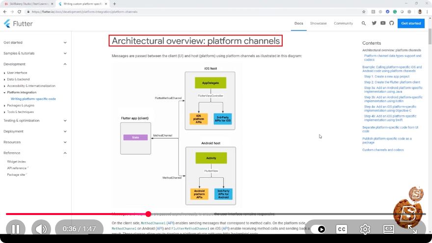 Screenshot from the tutorial