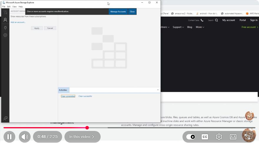 Screenshot from the tutorial