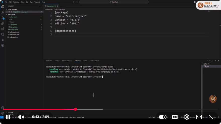 Screenshot from the tutorial