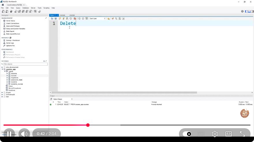 Screenshot from the tutorial