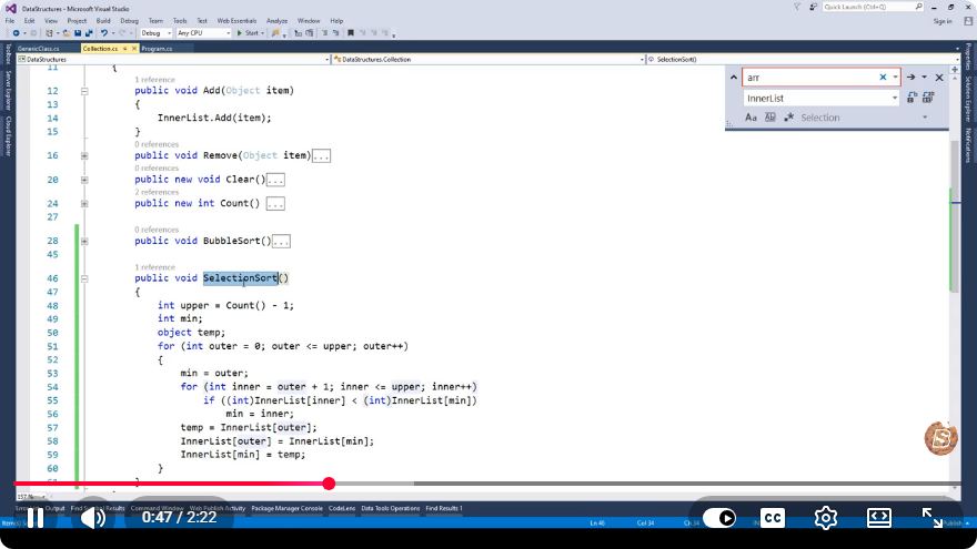 Screenshot from the tutorial