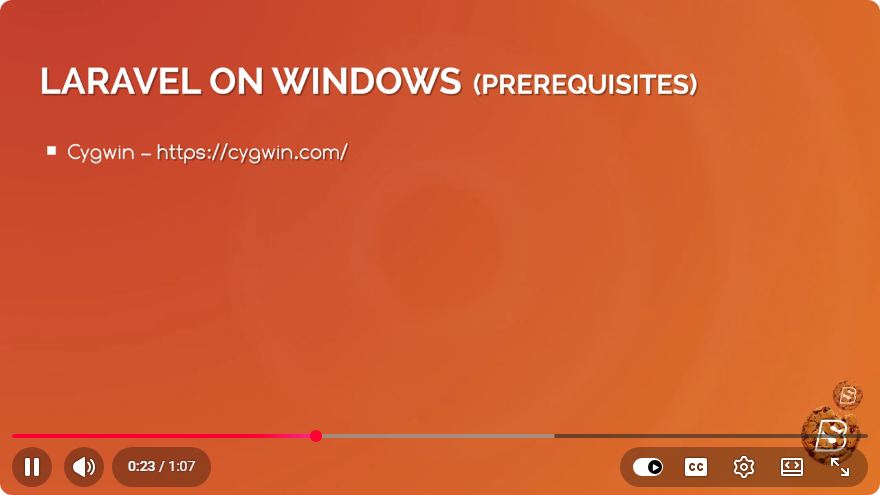 Screenshot from the tutorial