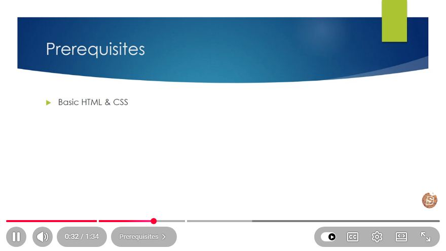 Screenshot from the tutorial
