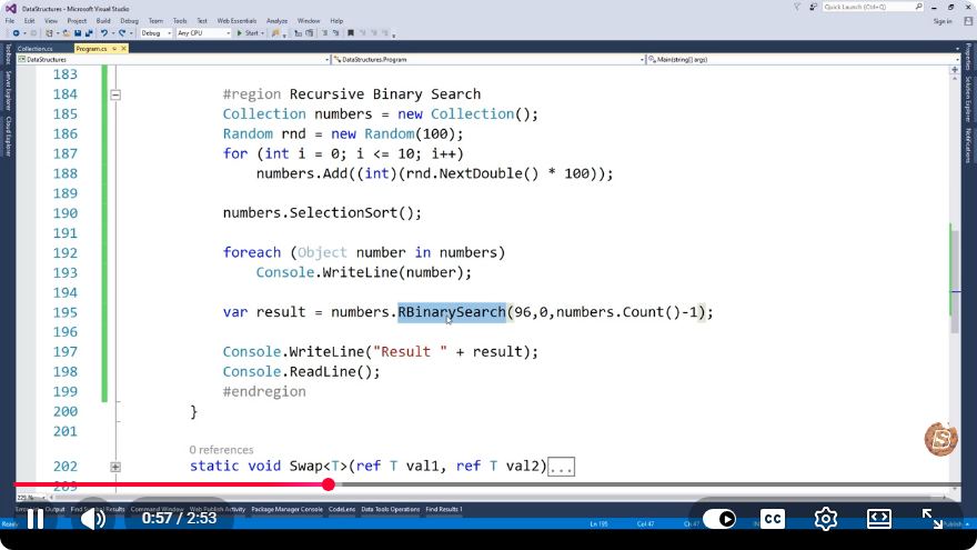 Screenshot from the tutorial