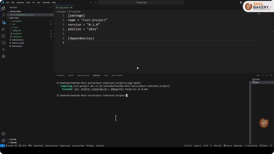 Another screenshot from the tutorial